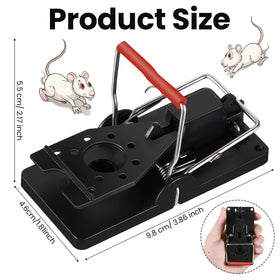 Qualirey reusable plastic mouse trap with durable design for long-term use.