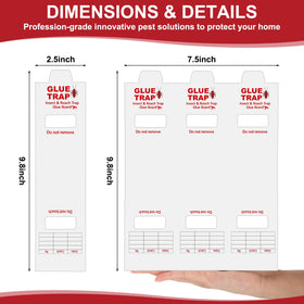 Qualirey perforated sheets with tear lines for quick trap setup