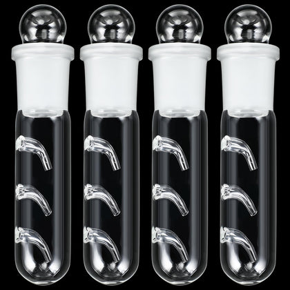 Qualirey planaria trap compact four-pack glass shows space-saving design for small aquariums.