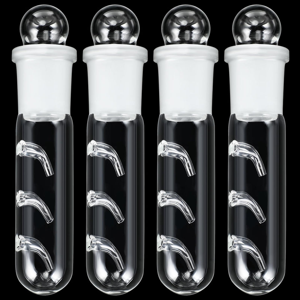 Qualirey planaria trap compact four-pack glass shows space-saving design for small aquariums.