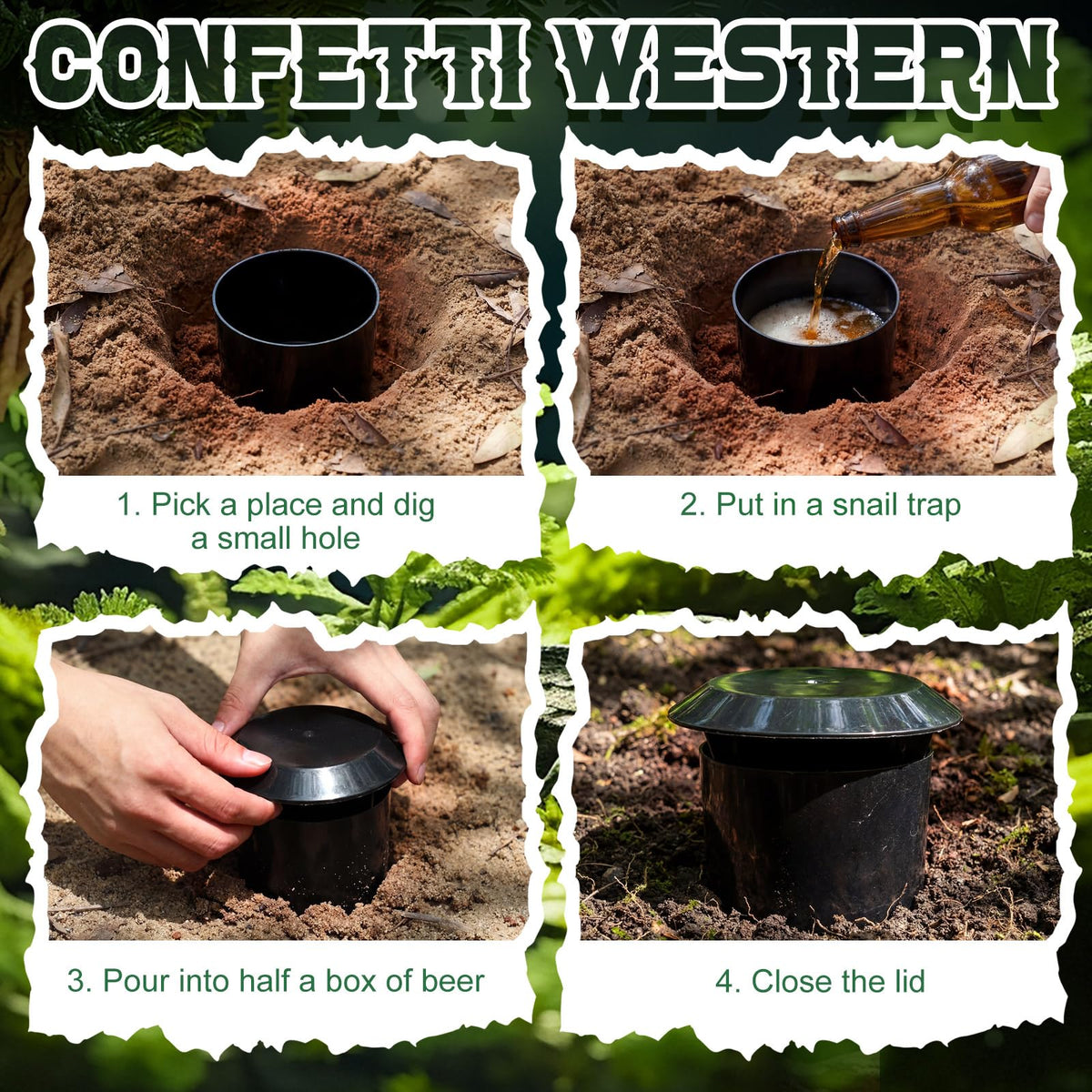 Qualirey plastic garden box easy-fill setup for garden use