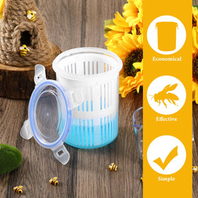 Qualirey plastic jar and cup show clear visibility.