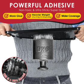 Qualirey pre-scented adhesive close-up showing non-bait setup