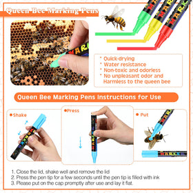 Qualirey queen marking bottle for gentle, controlled queen marking