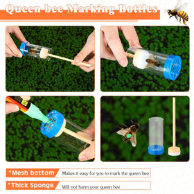 Qualirey queen marking pen yellow offers bright ink for easy tracking.