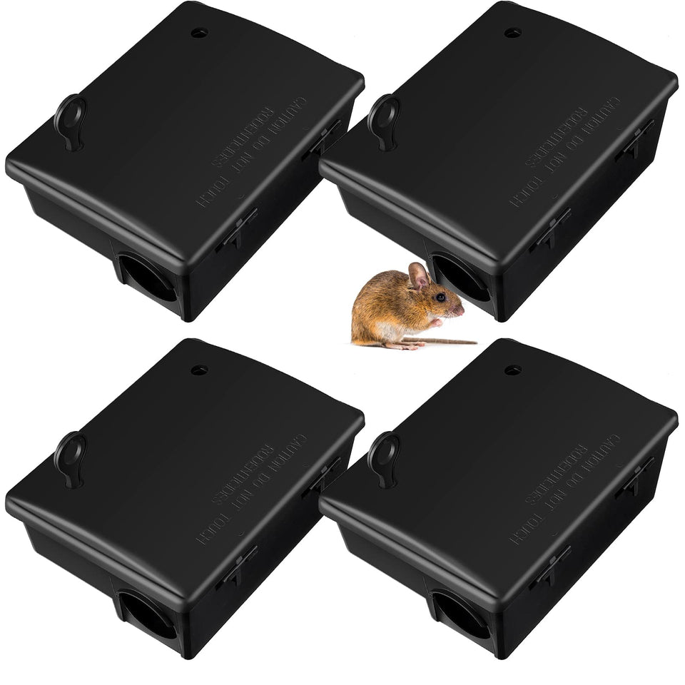 Qualirey rat station classic black exterior for outdoor use