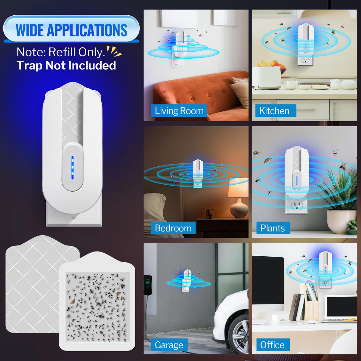 Qualirey refill pads, non-toxic and odorless for homes.