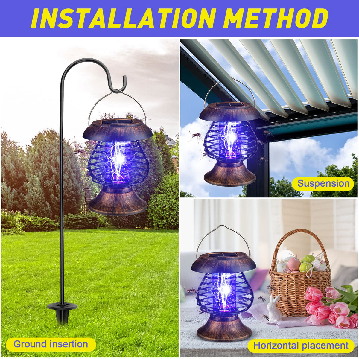 Qualirey bug zapper covering up to 2000 square feet