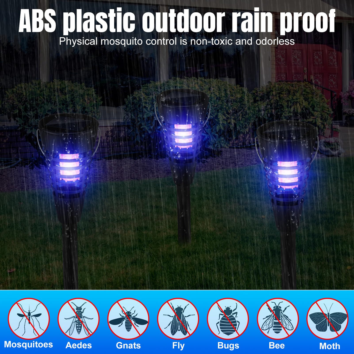 Qualirey rainproof housing enables use in all weather conditions.