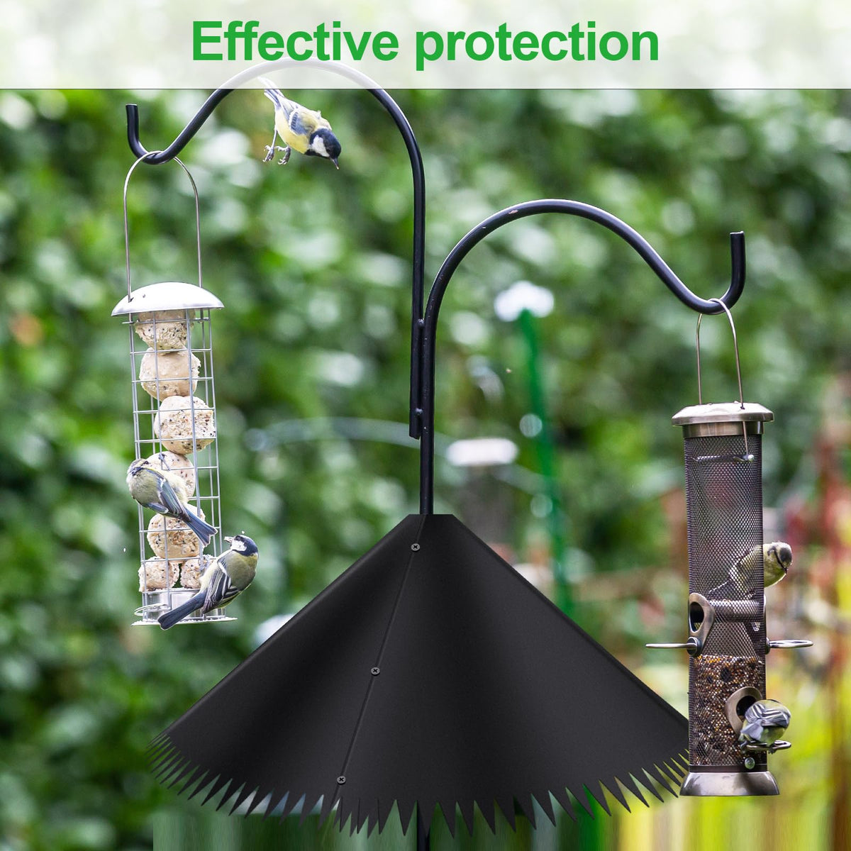 Qualirey Squirrel Baffle package includes two 19-inch guards
