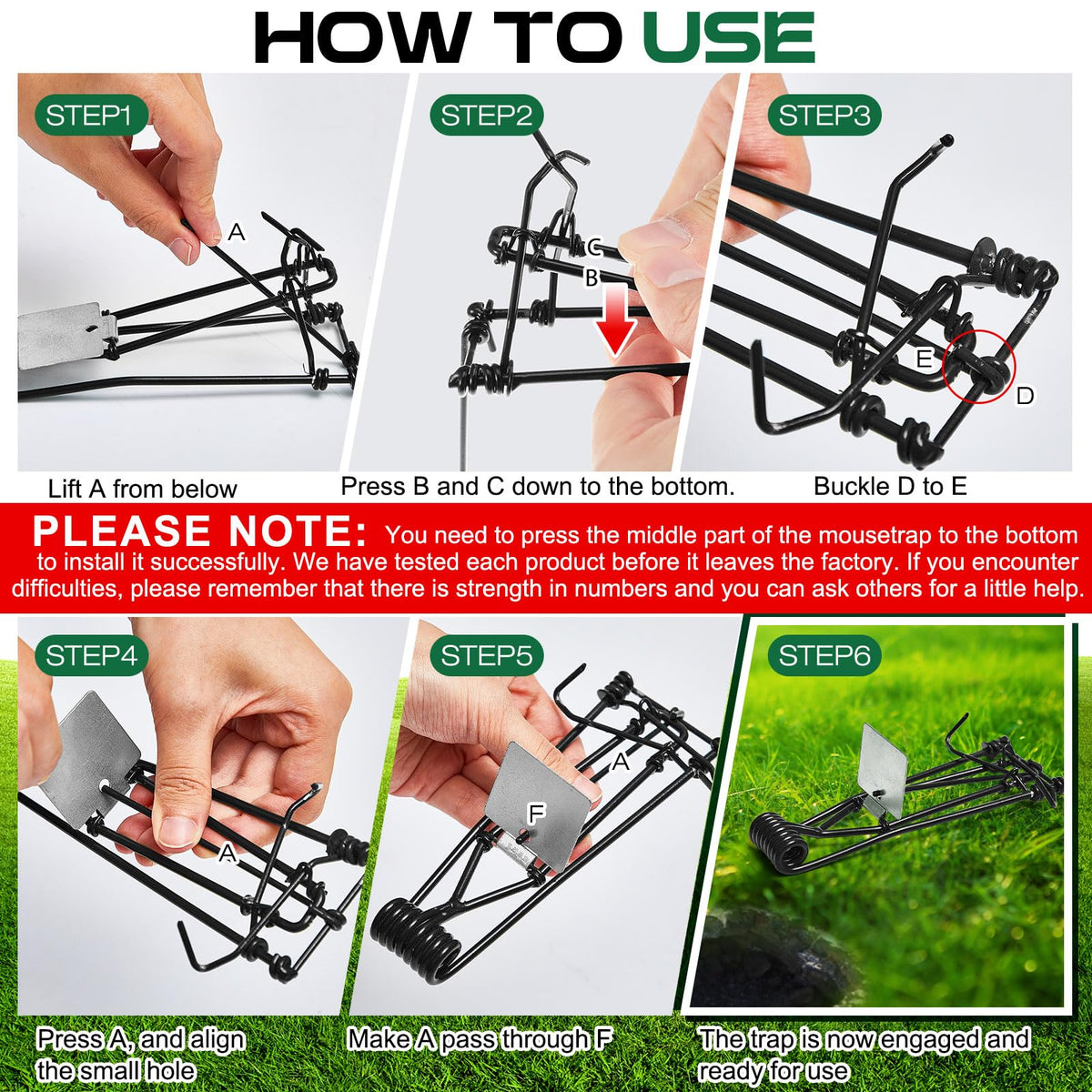 Qualirey stainless steel gopher trap shown for durable outdoor use.