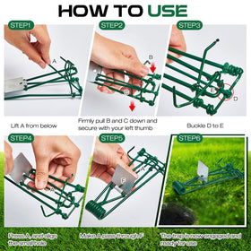 Qualirey stainless steel gopher trap is durable and reusable