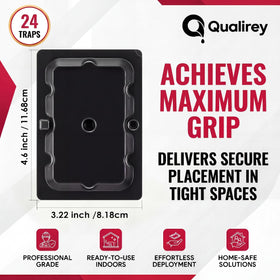 Box with 24 Qualirey traps showing wide home pest coverage