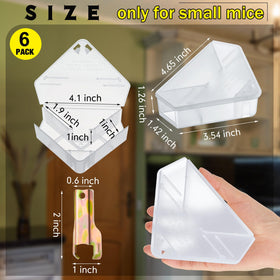 Qualirey translucent front view of the mice station for discreet placement