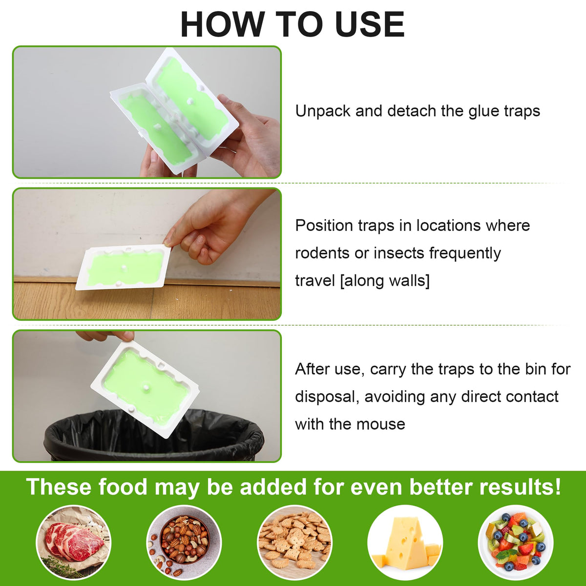 Qualirey traps capture mice and small pests in basements or attics.
