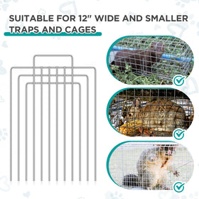 Qualirey trap divider compact dimensions fit diverse cages.