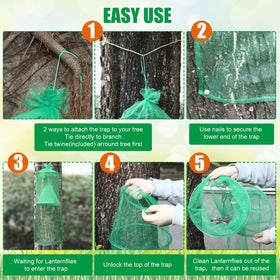 Qualirey trap hanging rope for secure tree deployment.