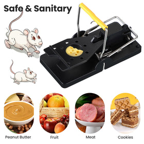 Qualirey traps suitable for kitchen, warehouse, and garden environments.