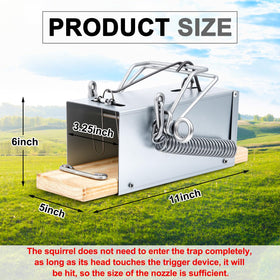 Qualirey tube trap baiting process shows simple, easy setup for quick use.