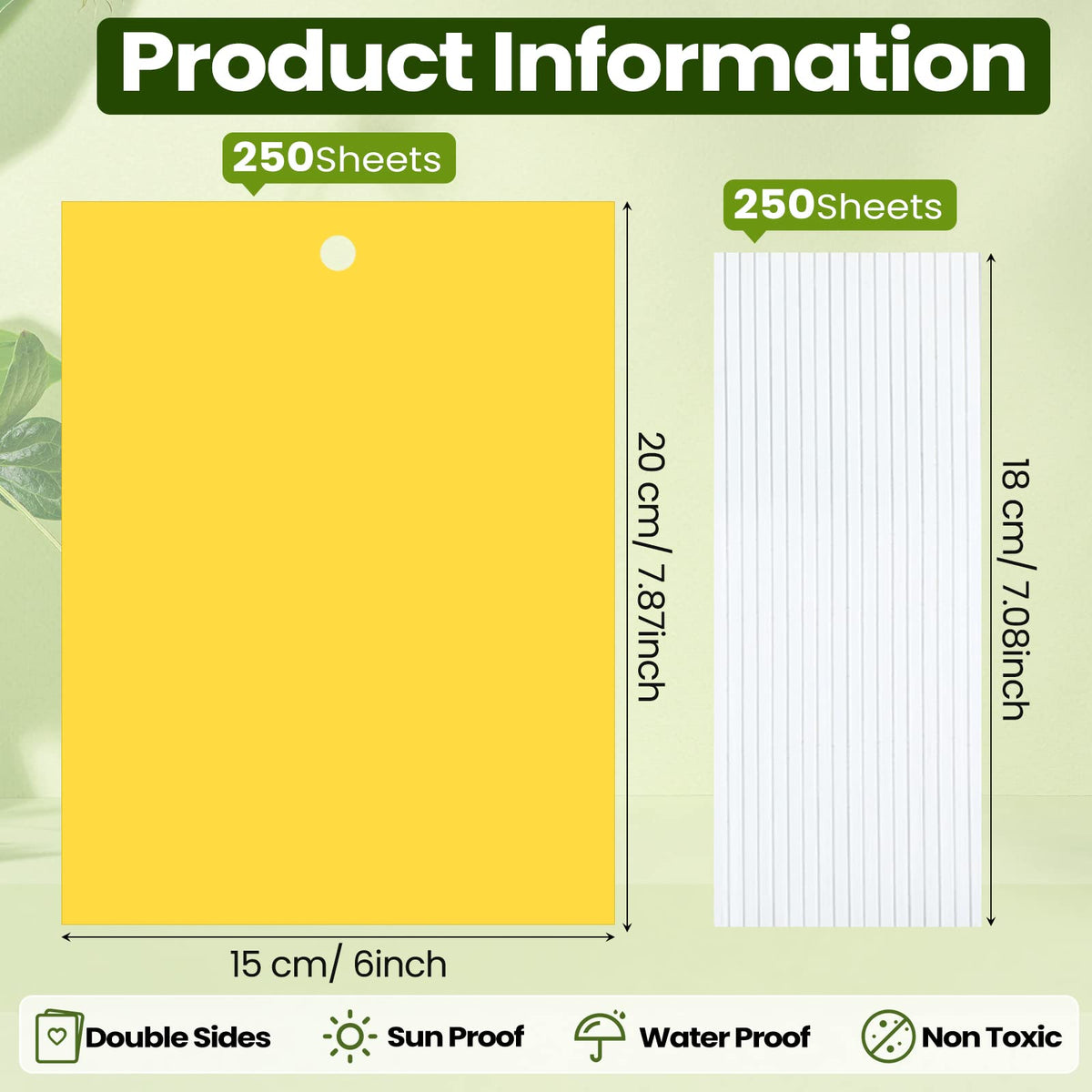 Qualirey twist ties help hang traps on trees and plants.