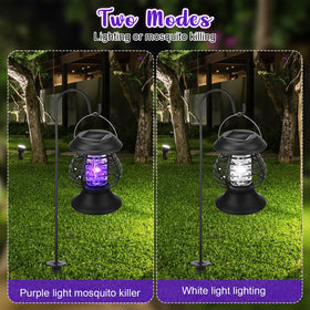 Qualirey violet light mode targets flying insects at night.