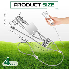 Weather-resistant mole trap by Qualirey ready for outdoor use