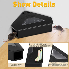 Qualirey weatherproof ABS plastic resists sun and rain.