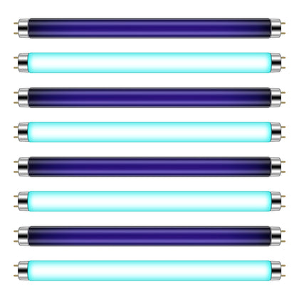 Qualirey white light tube 13 inch attracts mosquitoes for indoor and outdoor use