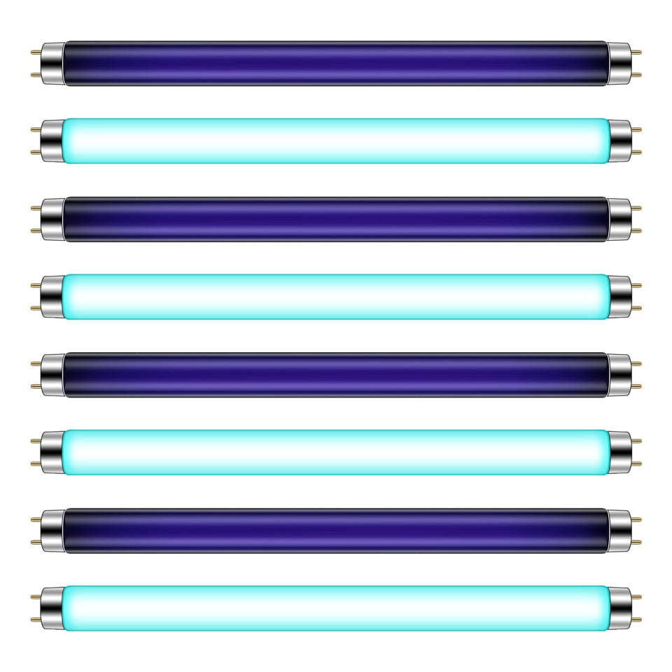 Qualirey white light tube 13 inch attracts mosquitoes for indoor and outdoor use