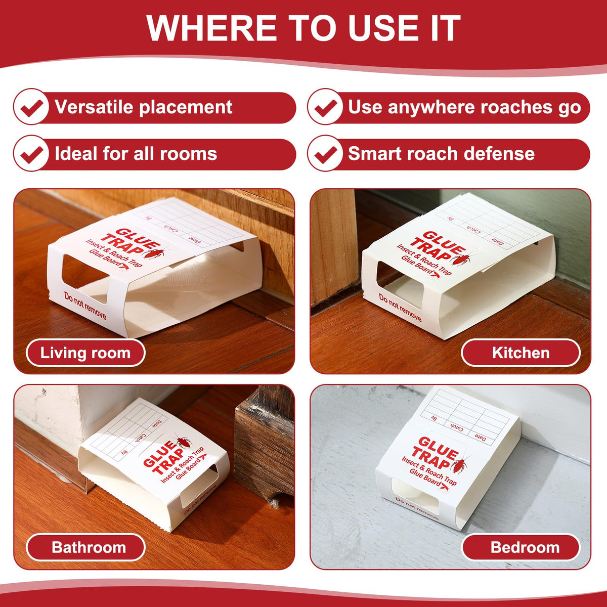 Qualirey wide-application traps ideal for kitchens, restaurants, and hospitals