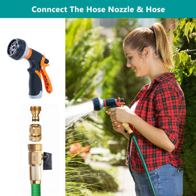 Qualory durable brass hose connectors built to last season after season