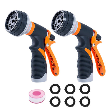 Qualory garden hose nozzle sprayer in jet mode for powerful cleaning