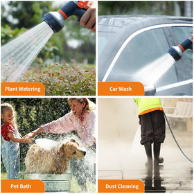 Qualory garden hose nozzle sprayer mist setting for seedling humidity