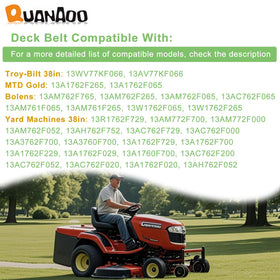 Quanaoo 954-04062 belt material close-up durability