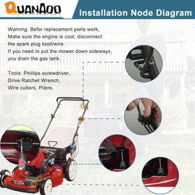 Quanaoo 127-0733 compatibility list for Toro and Lawn-Boy 21in mowers
