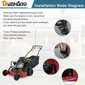 Quanaoo 137-4758 installation-ready with included tools and guidelines