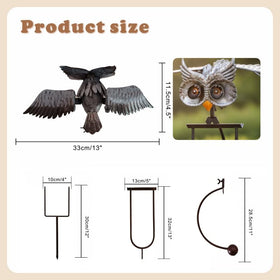 Quanqiuyi garden stake stands 39 inches tall for a focal point.