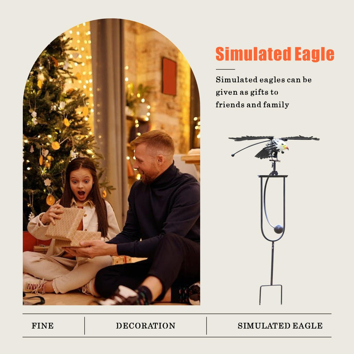 Quanqiuyi decorative owl stake supports a whimsical yard design.