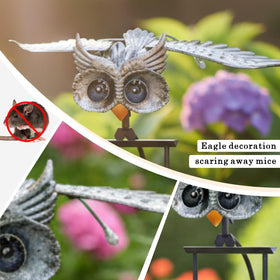 Quanqiuyi swinging-ball garden art is easy to assemble in minutes.