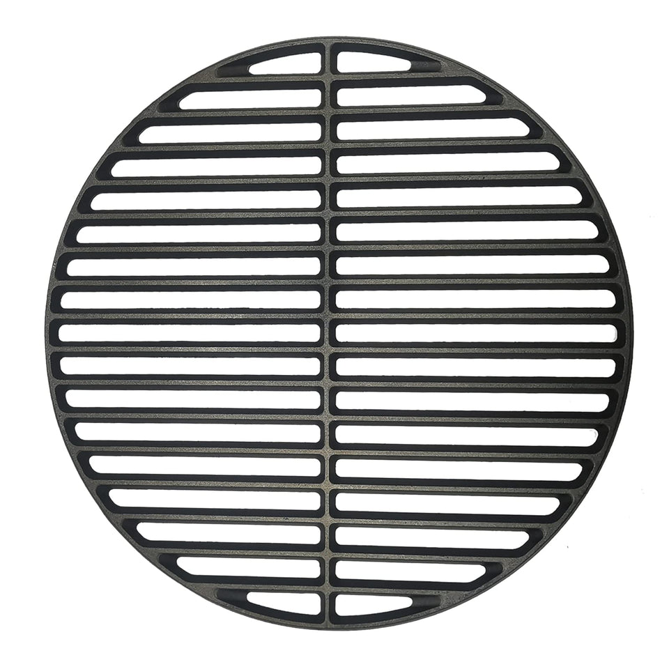 Quantfire 13-inch cast iron grid as the main cooking surface delivering even heat