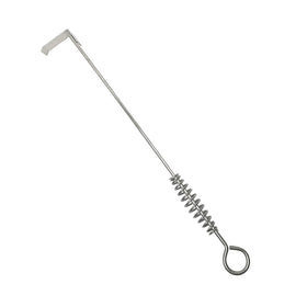 Quantfire 17.5-inch BBQ Ash Tool Poker Rake front view for efficient ash removal.