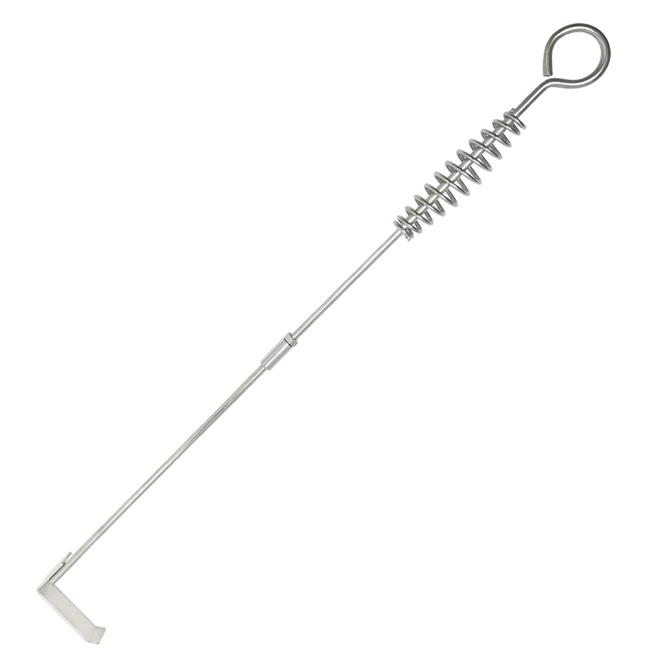 Quantfire 22inch BBQ Ash Tool Poker Rake for easy ash removal from grills