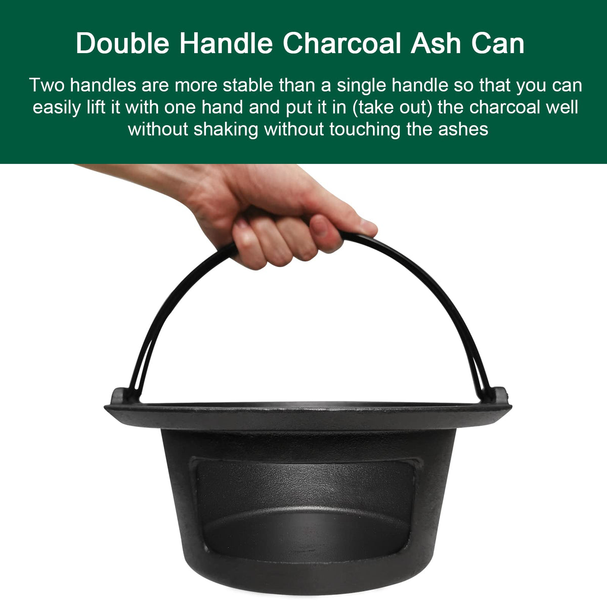 Quantfire ash can durability highlights its resistance and long life in grill conditions
