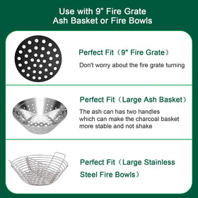 Quantfire ash can compatible with charcoal basket for easier ash removal