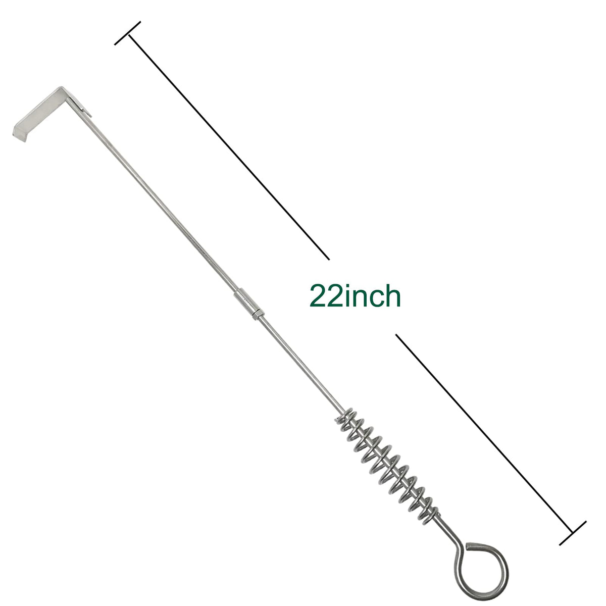 Quantfire ash tool with heat resistant handle prevents burns during cleaning