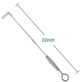 Quantfire ash tool with heat resistant handle prevents burns during cleaning