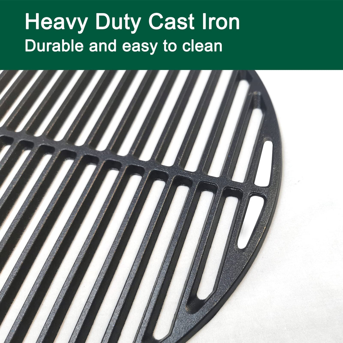 Quantfire cast iron grill pan demonstrates fast heat conduction for even searing