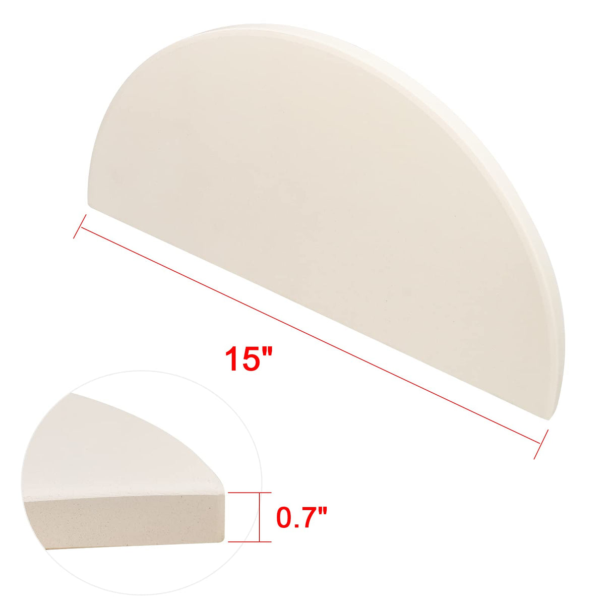 Compatible with Kamado Joe and Big Green Egg grills for indirect cooking