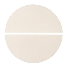 Quantfire Half-Moon ceramic heat deflector plates in pack-front provide indirect cooking with even heat