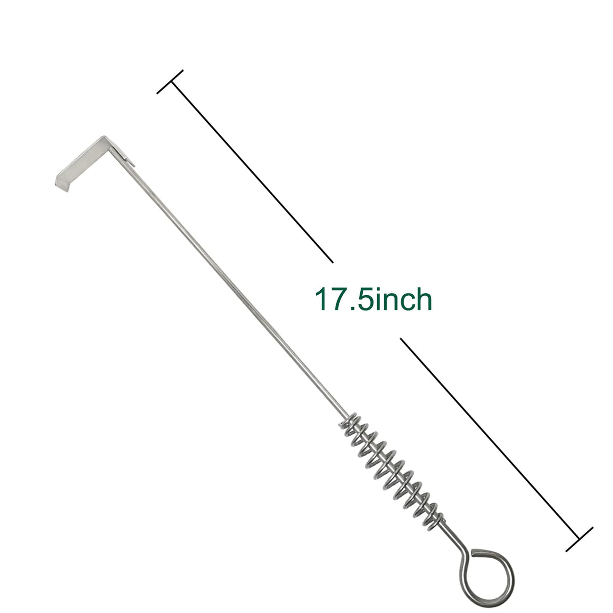 Quantfire ash tool close-up highlights heat-resistant handle for safer handling.